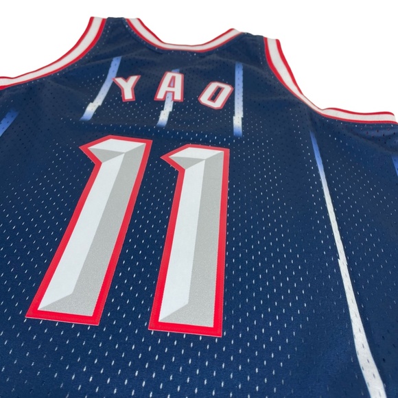 Mitchell and Ness Swingman Jersey Houston Rockets Road 2002-03 Yao Ming SZ M - Picture 6 of 13